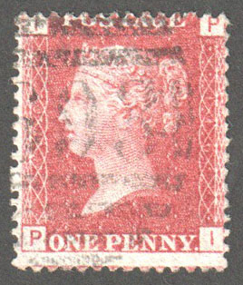 Great Britain Scott 33 Used Plate 146 - PI - Click Image to Close